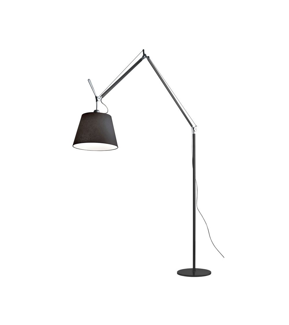 Lampada a stelo Tolomeo Mega di Artemide - nero